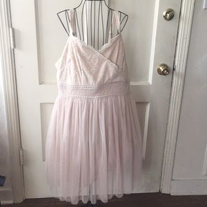 Cream party dress
